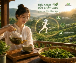 Uống Trà Xanh Buổi Sáng Giúp Cơ Thể Đốt Cháy Calo Hiệu Quả Hơn 
