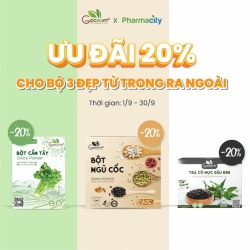 ƯU ĐÃI 20% TỪ GOCE CHỈ CÓ TẠI PHARMACITY 